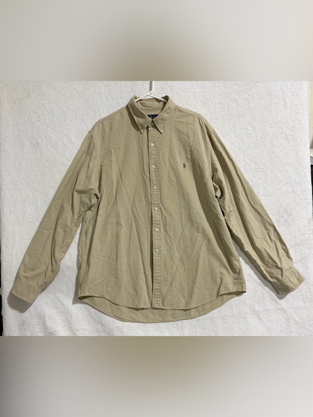 Polo by Ralph Lauren Tan Long-Sleeve Button-Down Shirt